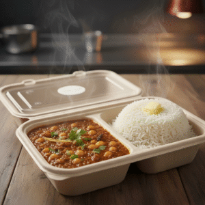 Chole & Rice Box