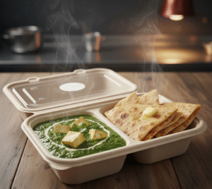 Palak Paneer & Paratha Box